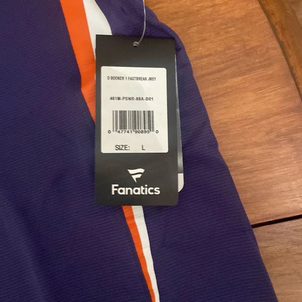 Fanatics Size Large Devin Booker Fastbreak #1 Jersey New w Tags - Picture 4 of 10